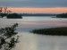 Západ slunce nad švédským jezerem 20:30