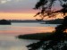 Západ slunce nad švédským jezerem 20:31